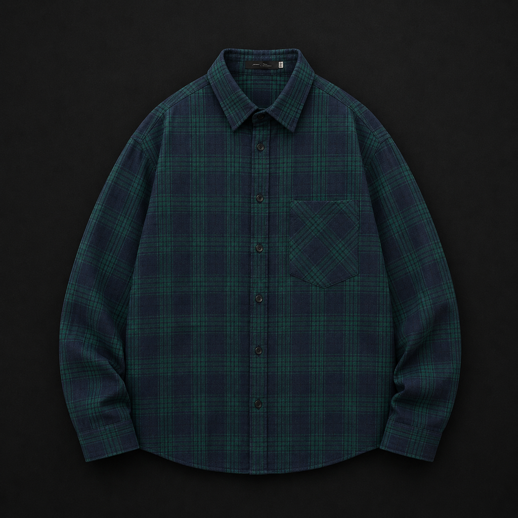 Classic Plaid Shirt Jacket