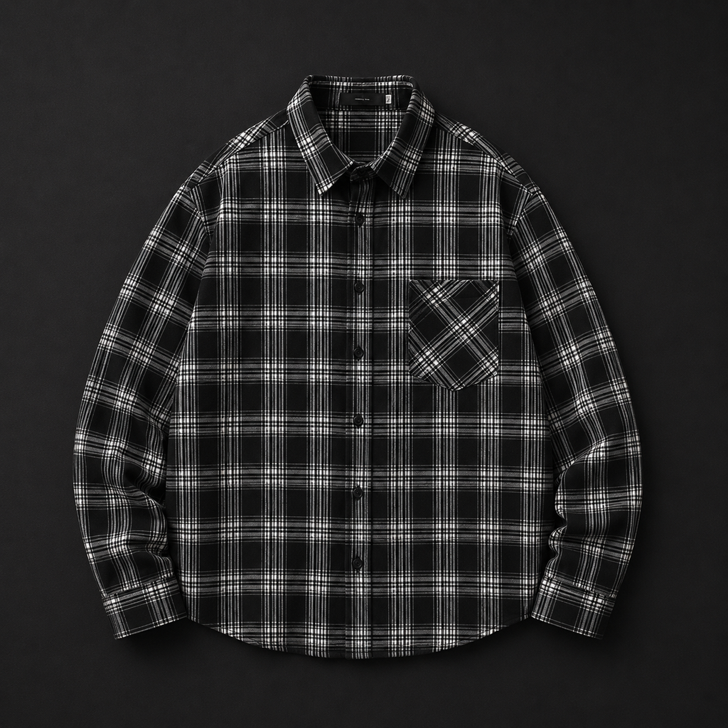 Classic Plaid Shirt Jacket