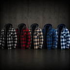 Hooded Flannel Shirt Jacket