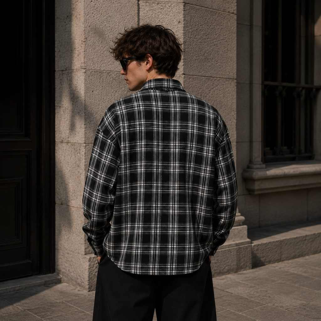 Classic Plaid Shirt Jacket
