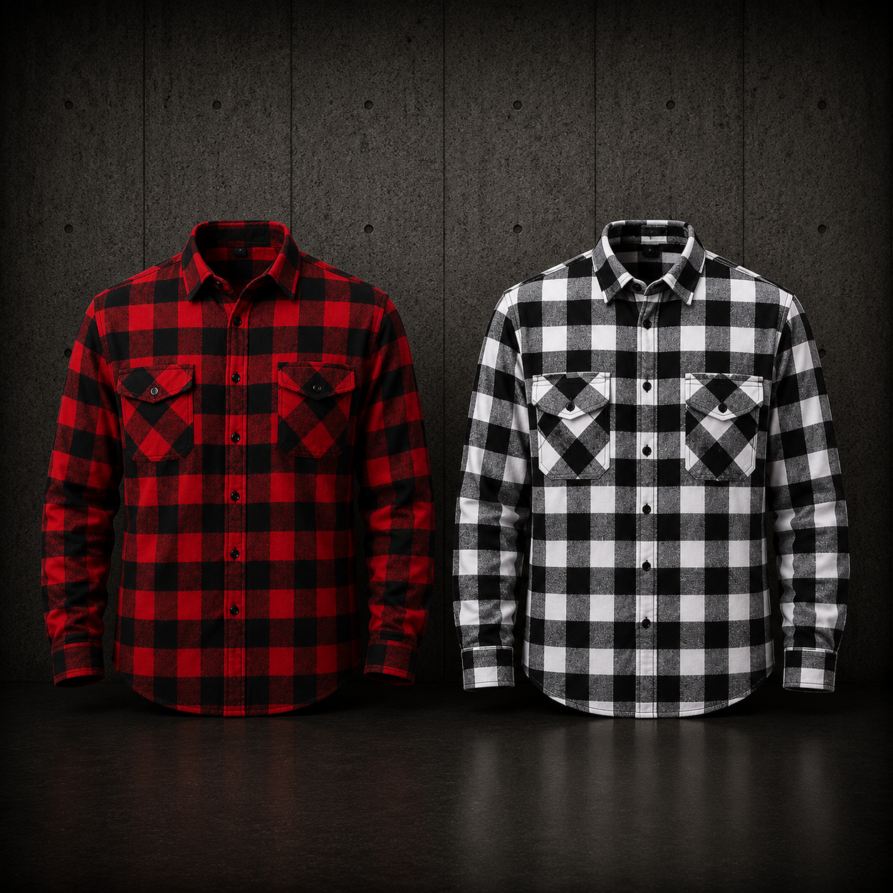 Oversized Plaid Shirt Jacket
