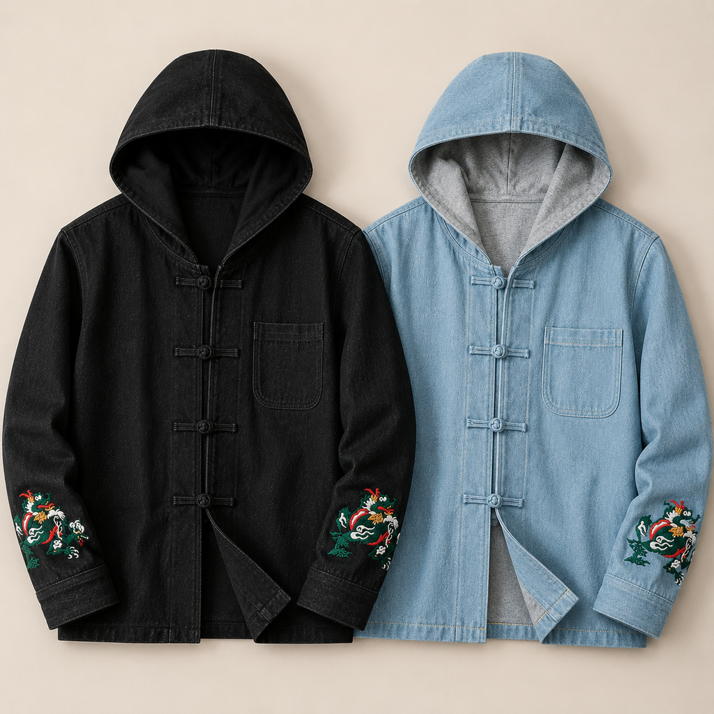Hooded Denim Jacket