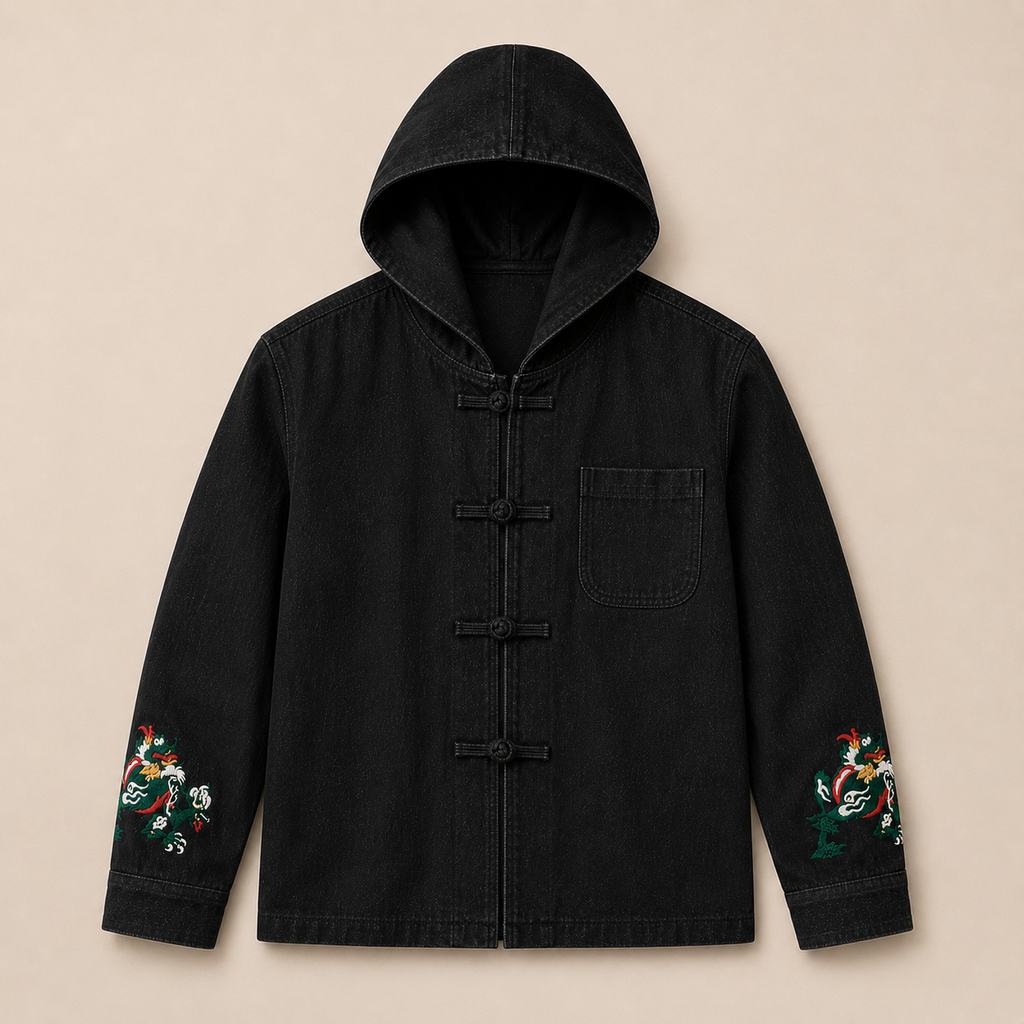 Hooded Denim Jacket