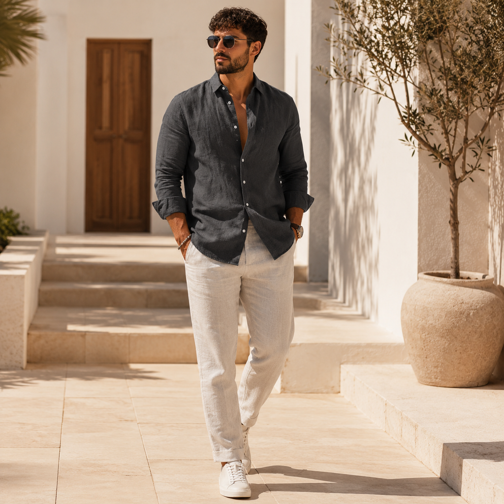 Linen Beach Shirt