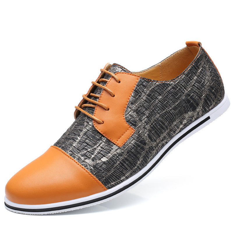 Men's Low-Top Leather Sneakers and Dress Shoes