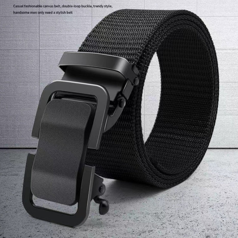 Men's Automatic Buckle Nylon Canvas Belt - Casual Style