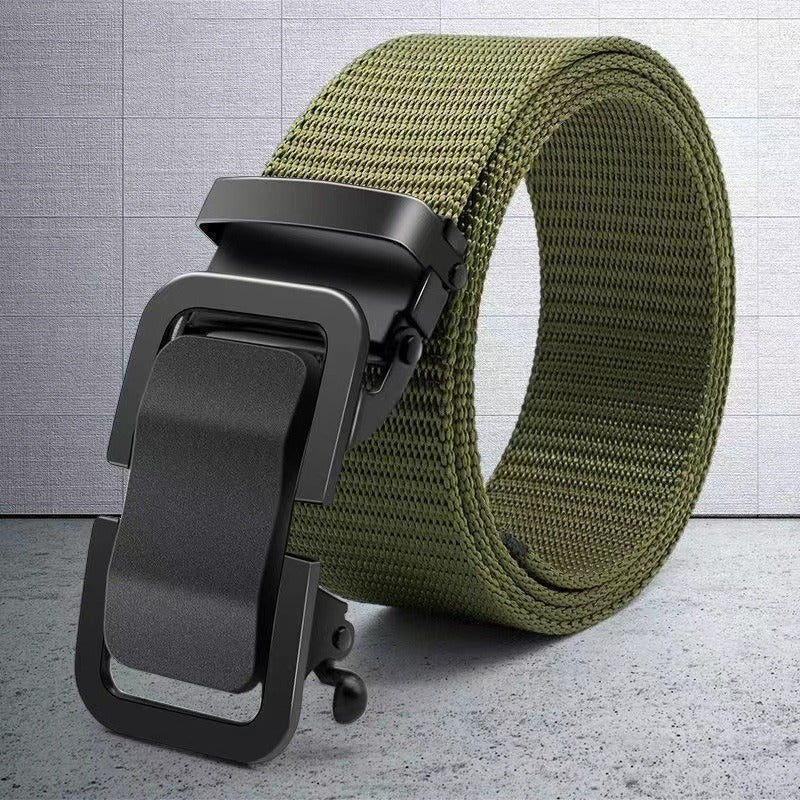 Men's Automatic Buckle Nylon Canvas Belt - Casual Style