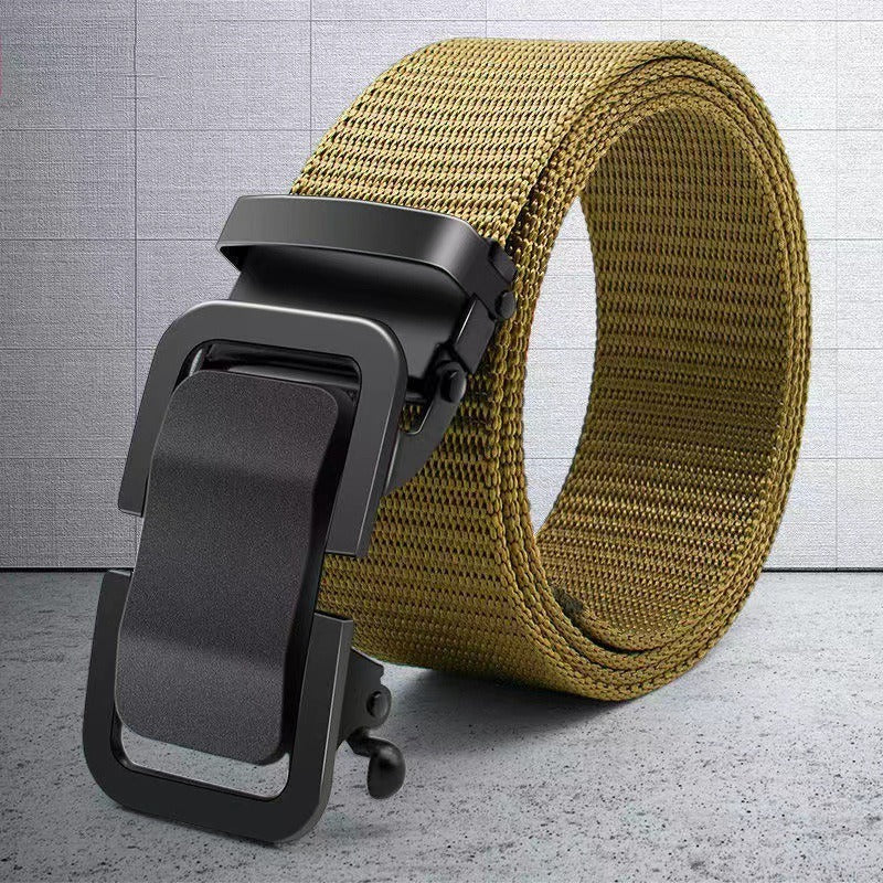 Men's Automatic Buckle Nylon Canvas Belt - Casual Style