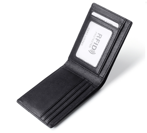 Slim Leather RFID Wallet for Men (One Set)