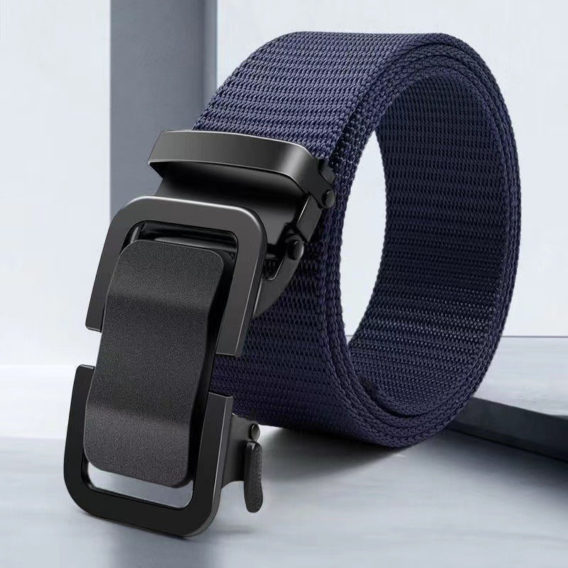 Men's Automatic Buckle Nylon Canvas Belt - Casual Style