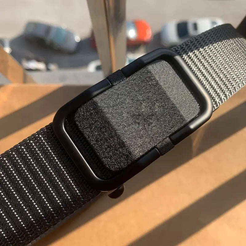 Men's Automatic Buckle Nylon Canvas Belt - Casual Style